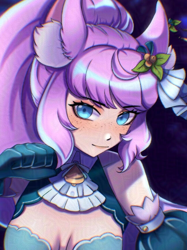 Rayshii Close Up Rayshii, Chemically Chaotic Infused Rat VTuber in forest at night.